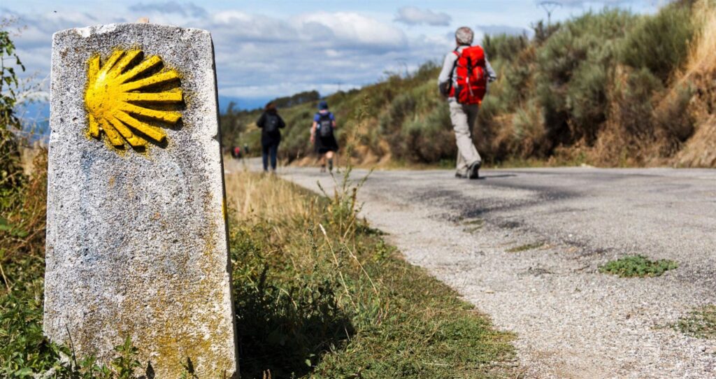 photo of Typical path-road on Camino Frances