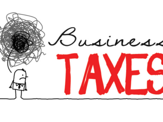 business taxes graphic