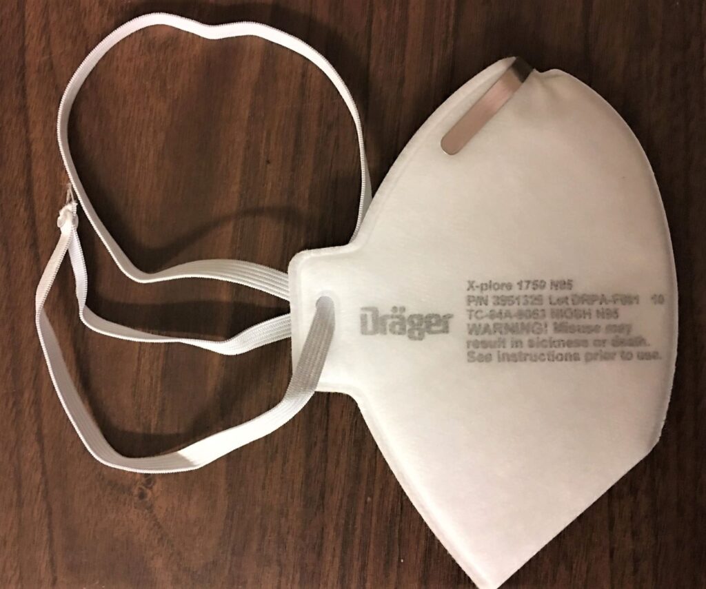 photo of Drager mask