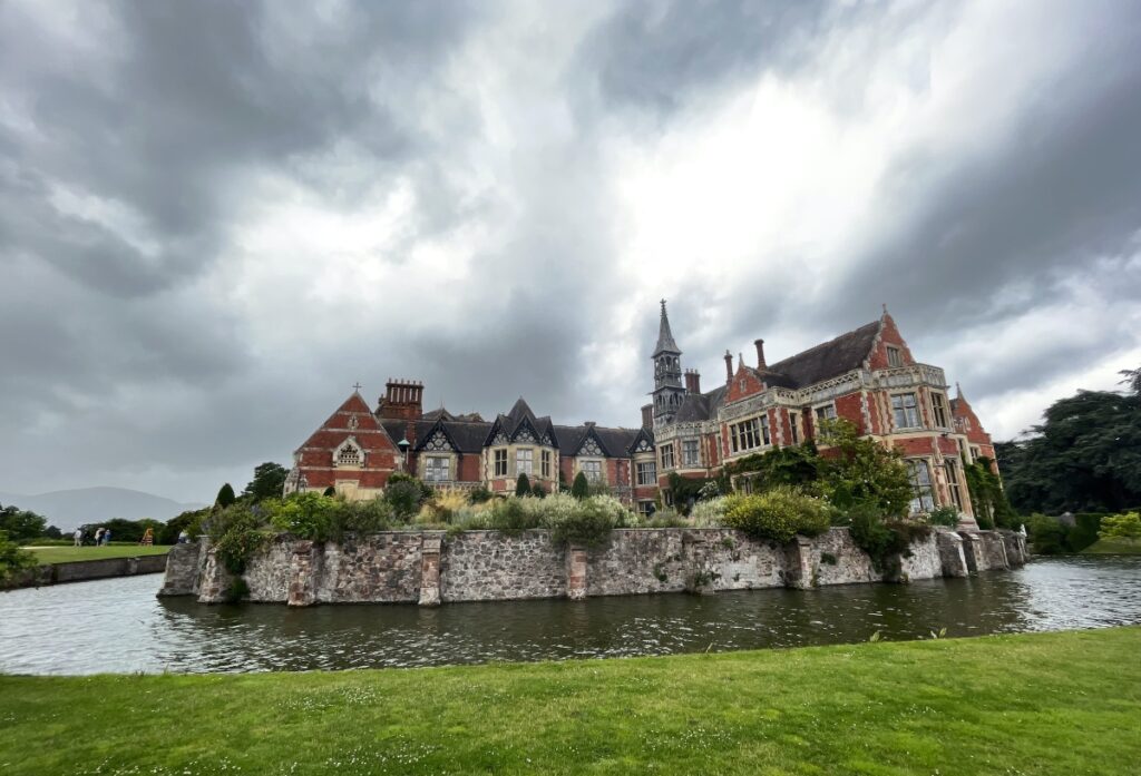 Madresfield Court, a moated manor house in Worcestershire