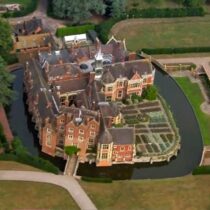 overhead photo of Madresfield Court