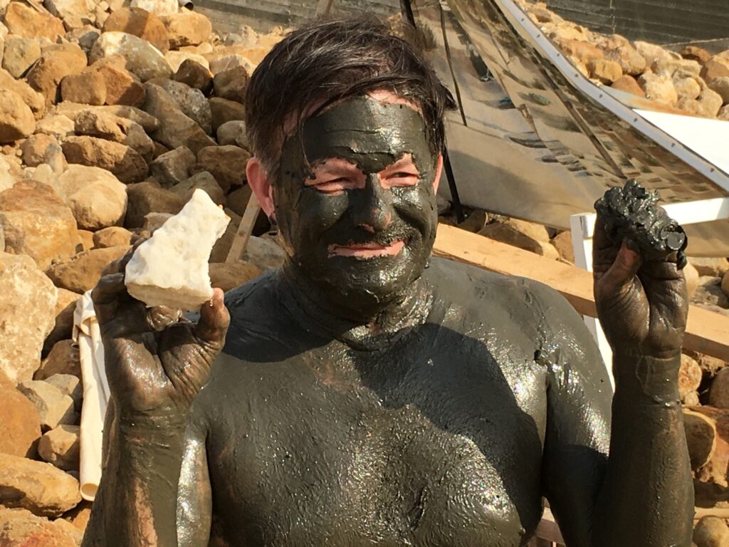 Kenton Spading with Dead Sea mud bath