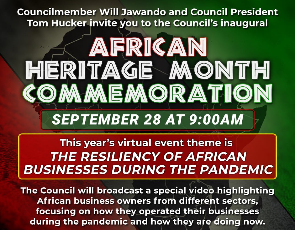 Council to Hold African Heritage Month Commemoration Celebrating ...