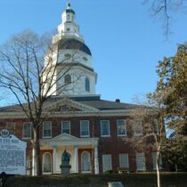 Maryland State House in Annapolis, where lawmakers will hold a hearing for Maryland redistricting testimony.