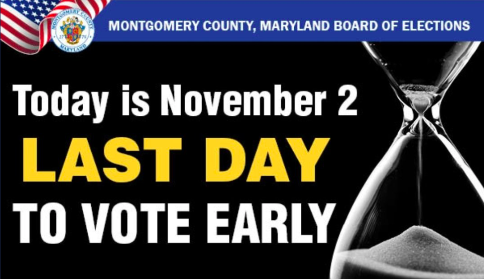 Monday Marks Last Day for Early Voting in Montgomery County ...