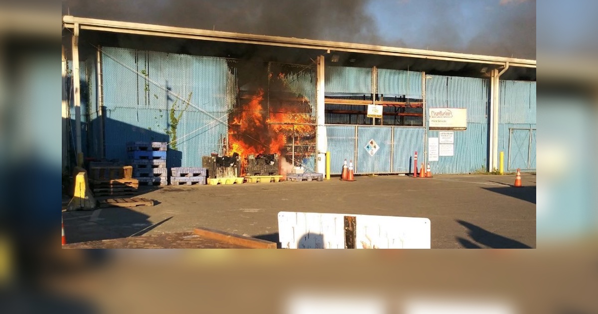 Firefighters Respond to Blaze at Montgomery County Transfer Station ...