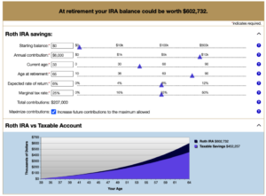 Thrivent Roth IRA Calculator