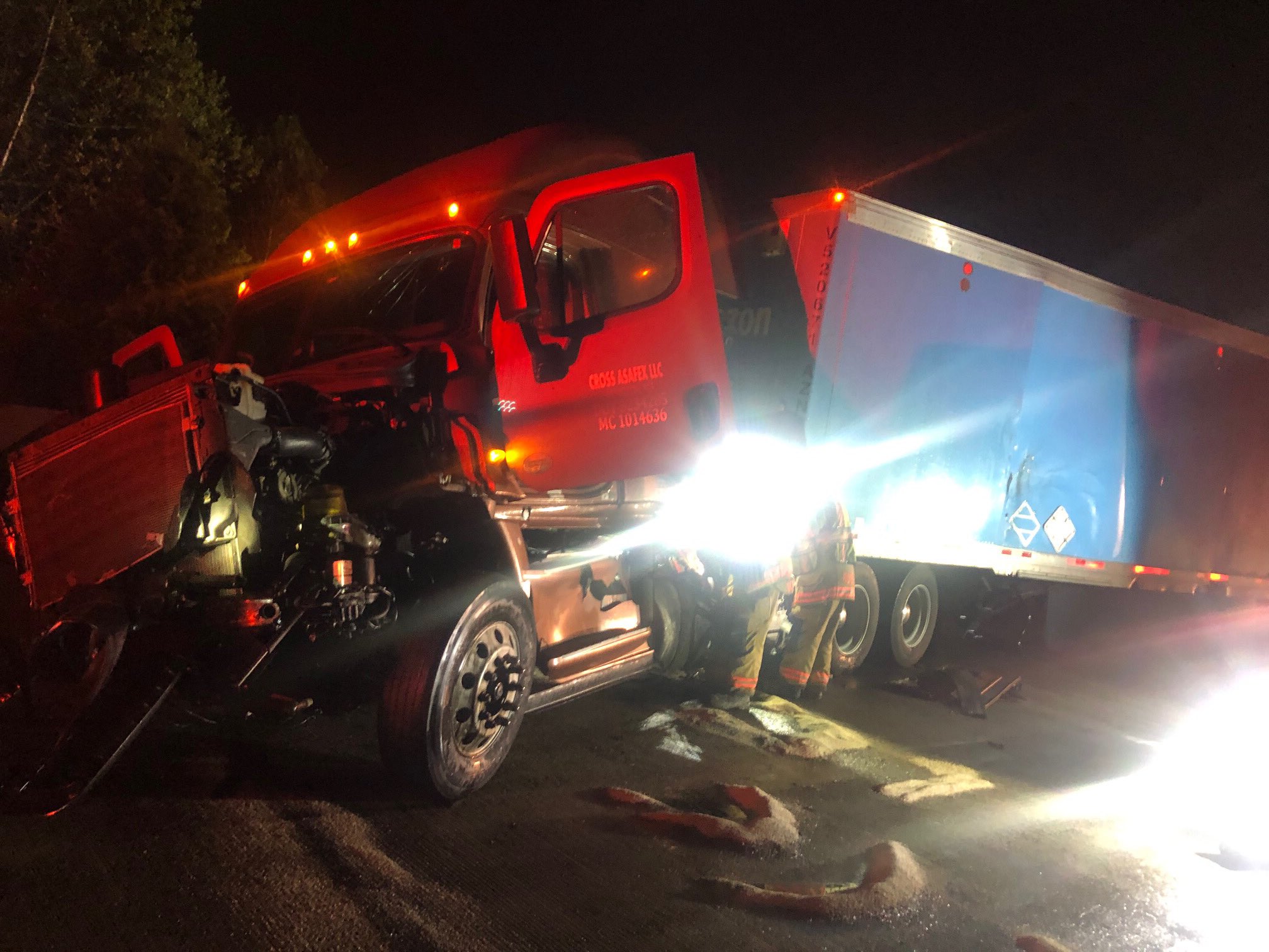 Tractor Trailer Crash Causes Fuel Spill, Traffic Delays on I-495 ...