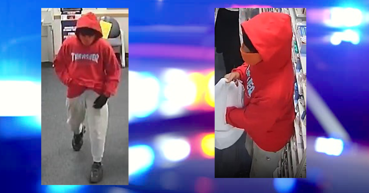 Police Investigating Robbery at Rockville Pharmacy; Photo Of Suspect ...