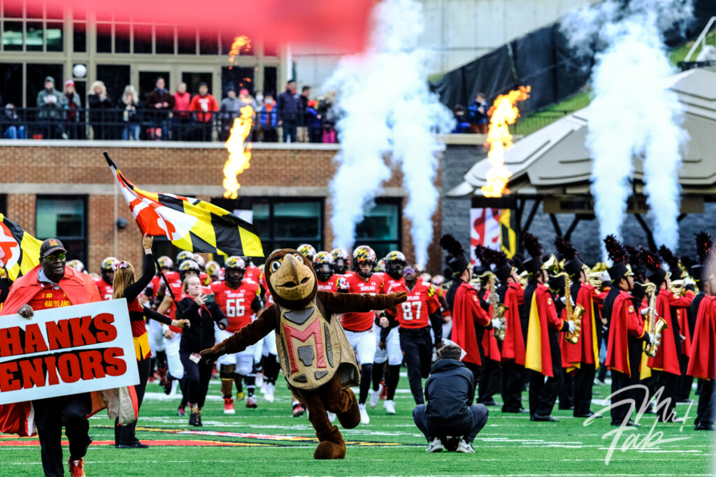 opening of the UMD vs UMI football game