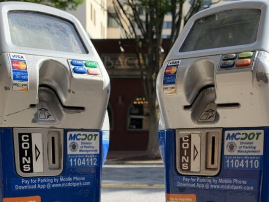 photo of Montgomery County street parking meters