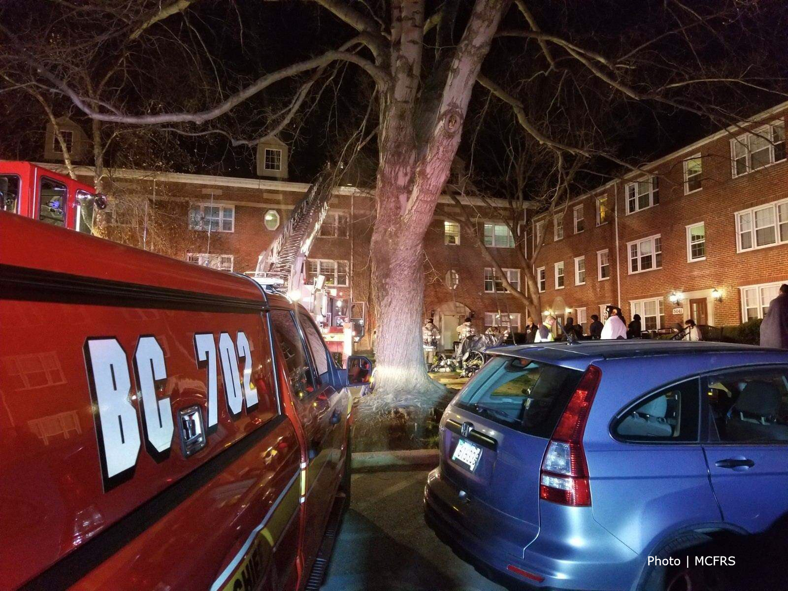 Early Morning Bethesda Apartment Fire Leaves 3 Displaced - Montgomery ...