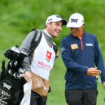 photo at the 2022 Wells Fargo Championship with an 8 under par at TPC Potomac at Avenel Farms