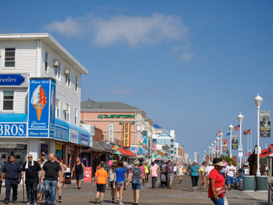 photo of Ocean City Maryland boardwalk