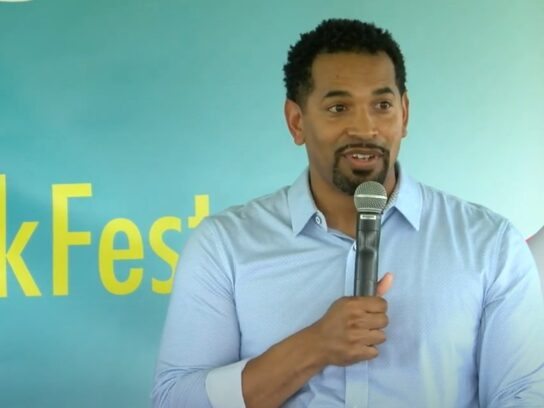 photo of Will Jawando at Gaithersburg Book Festival 2022