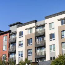 photo of modern apartment building