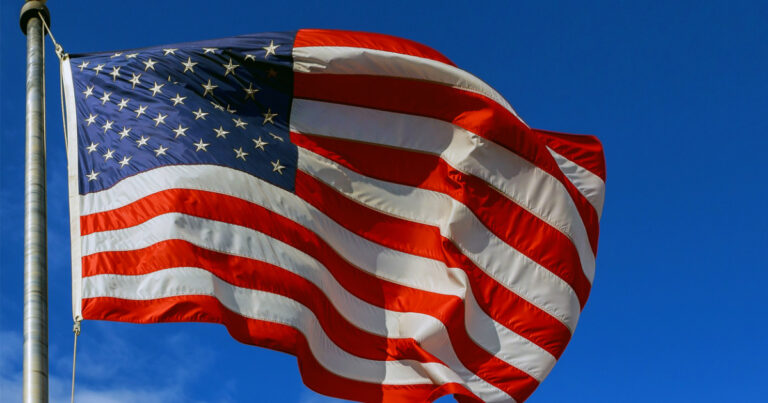 photo of american flag