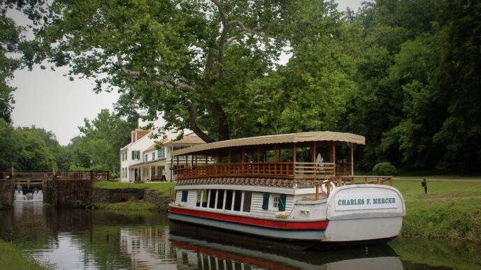 photo of charles f mercer C&O canal boat