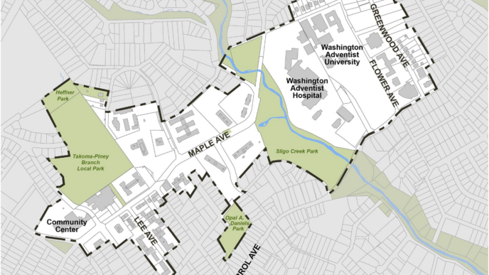 Takoma Park Minor Master Plan Amendment Boundary