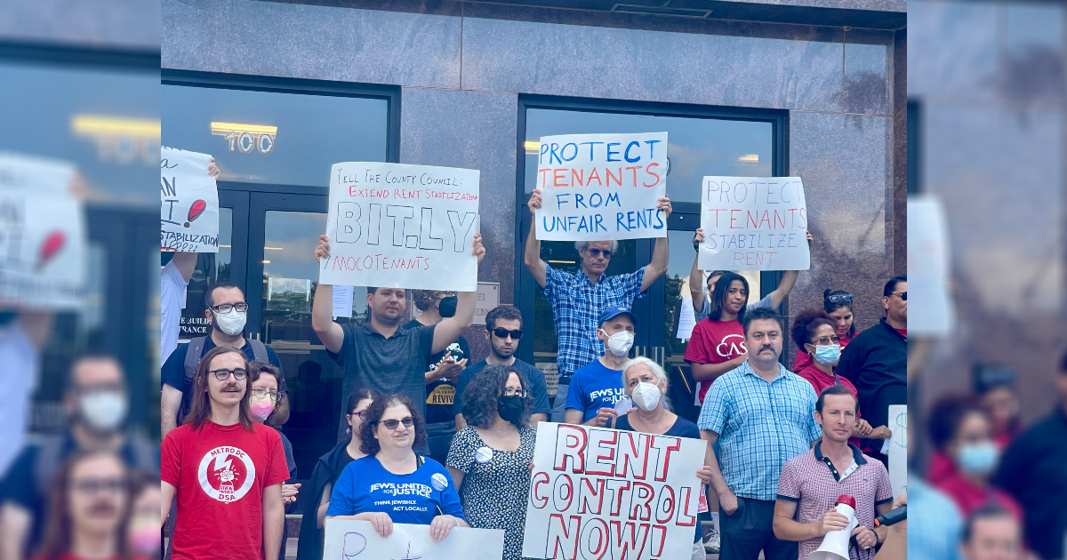 Tenants Rally Tenants Rally Demanding Rent Stabilization - Montgomery Community Media