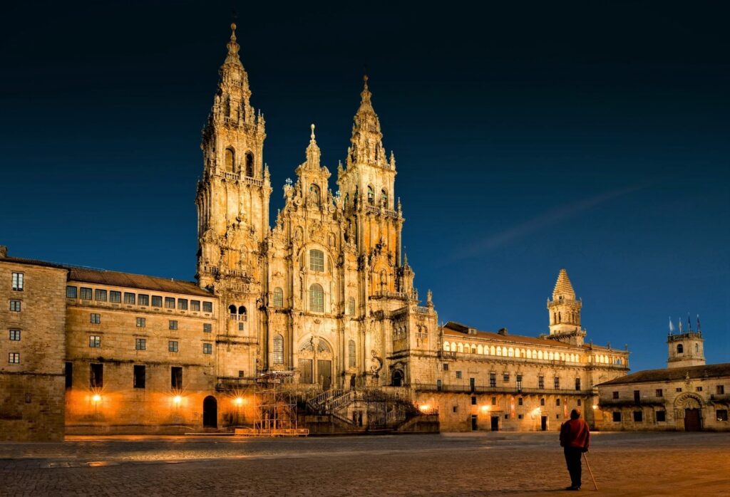 photo of exterior of Santiago cathedral