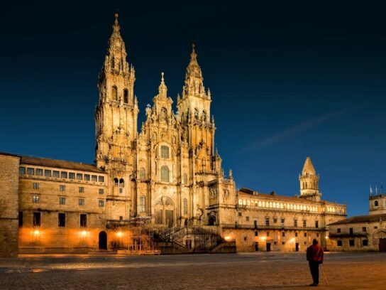 photo of exterior of Santiago cathedral