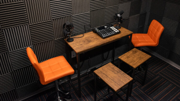 photo of media lab silver spring podcast suite