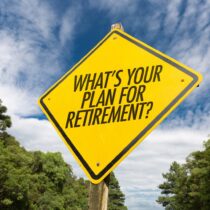 photo of sign reading What's Your Plan for Retirement?