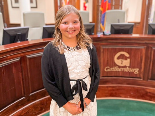 photo of 2023 Gaithersburg Junior Mayor Milly Abdo