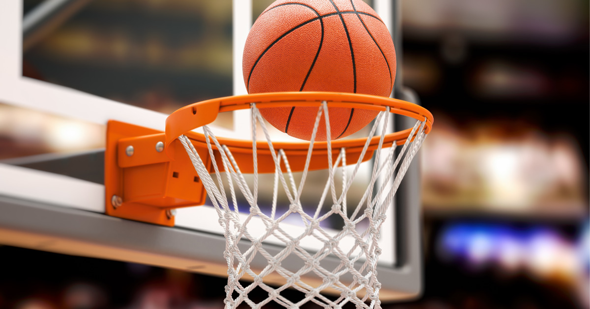 Score with winter youth basketball