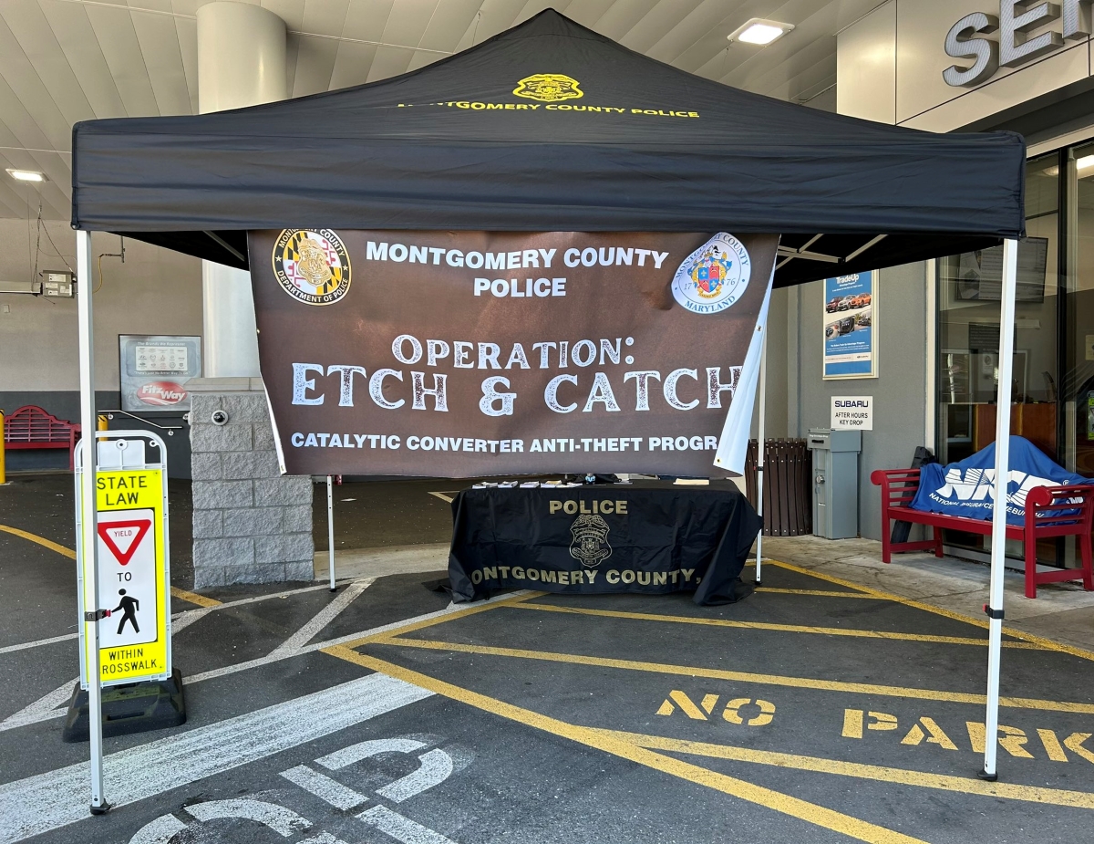 Police Host Catalytic Converter Etching Event on Nov. 3 - Montgomery ...