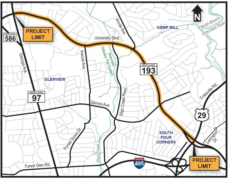 Transportation Department Initiates Safety Project for MD 193 in Silver ...