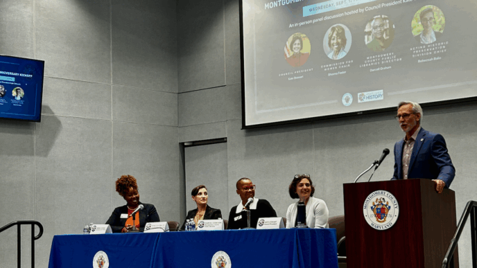 montomgery 250th kick off panel kate stewart darcell graham rebeccah ballo sheena foster