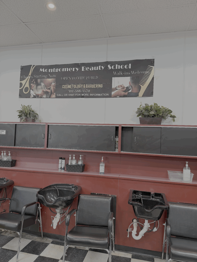 The salon at Montgomery Beauty School