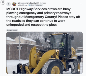 snow plow mcdot