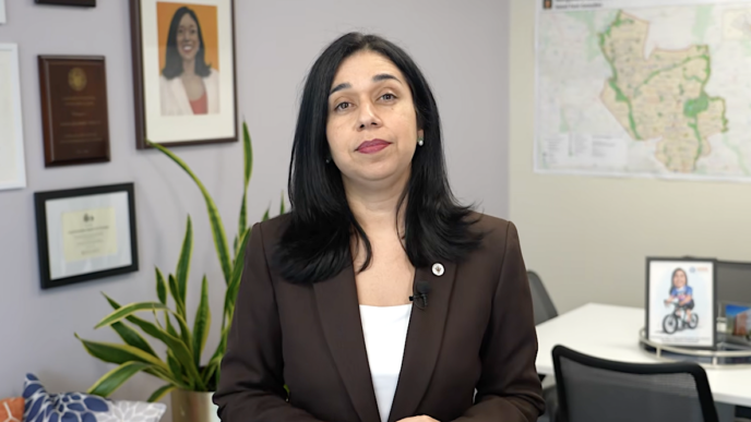 Montgomery County Council President Natali Fani-González unveils her alternative budget plan for fiscal year 2027.