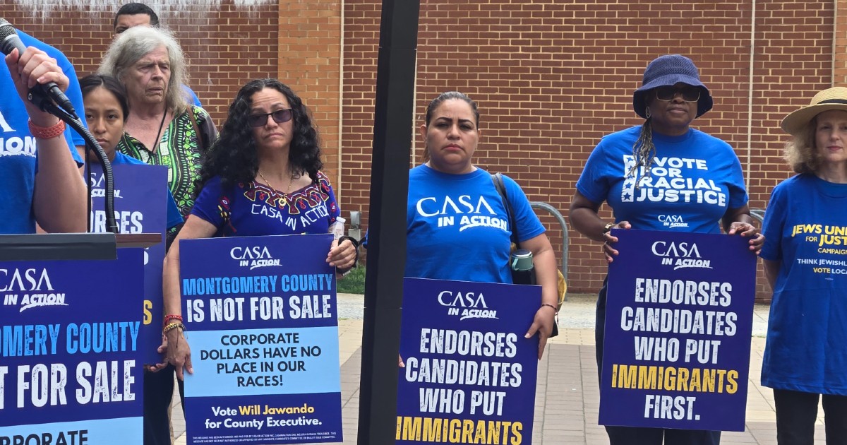 Jawando supporters speak out against outside money and ‘lies'