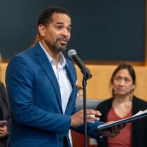 On March 12, 2024, Councilmember Will Jawando presents a proclamation for Autoimmune Awareness Month, a month dedicated to enhancing understanding and recognition of the over 100 identified autoimmune diseases, including rheumatoid arthritis, lupus, celiac, type 1 diabetes, psoriasis, and multiple sclerosis. Photos by Benjamin Sky Brandt for the Montgomery County Council.