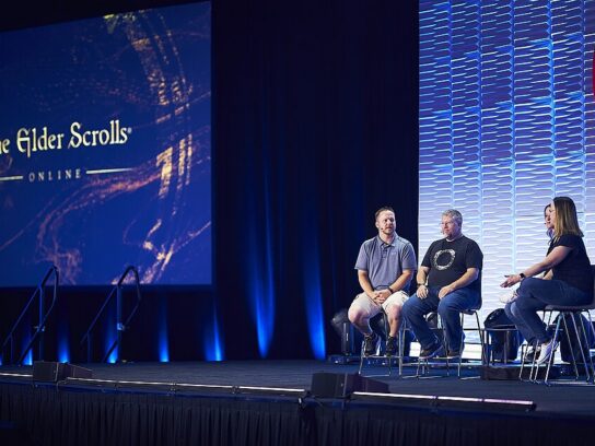 Rich Lambert and Matt Firor for Elder Scrolls Online Panel - QuakeCon 2019 Date 27 July 2019, Author QuakeCon