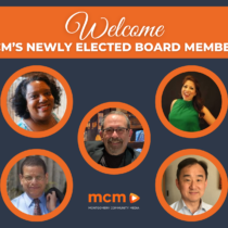 Tonda Bean (top left), Alan Bowser, Esq. (bottom left), Jim Neustadt (center), Wendie Veloz (top right), David Yao (bottom right)