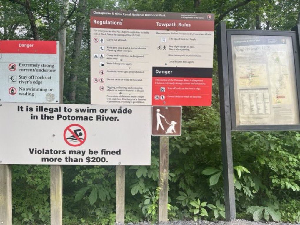 Montgomery County Police warn public to stay out of the Potomac