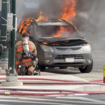 Hyundai vehicle fire