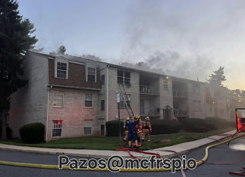 Rockville apartment fire displaces residents of 24 units
