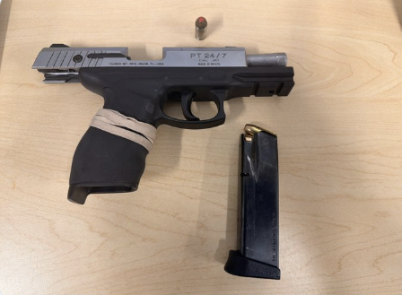 Proactive enforcement in White Oak led to the recovery of a loaded handgun during a traffic stop. Officers took an 18-year-old into custody without incident after locating the firearm concealed beneath a jacket on the passenger seat. The suspect, who is prohibited by age from possessing a handgun, was charged with handgun-related offenses.