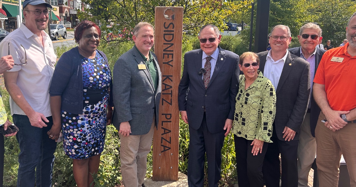 Gaithersburg’s Old Towne Plaza renamed in honor of Sidney Katz