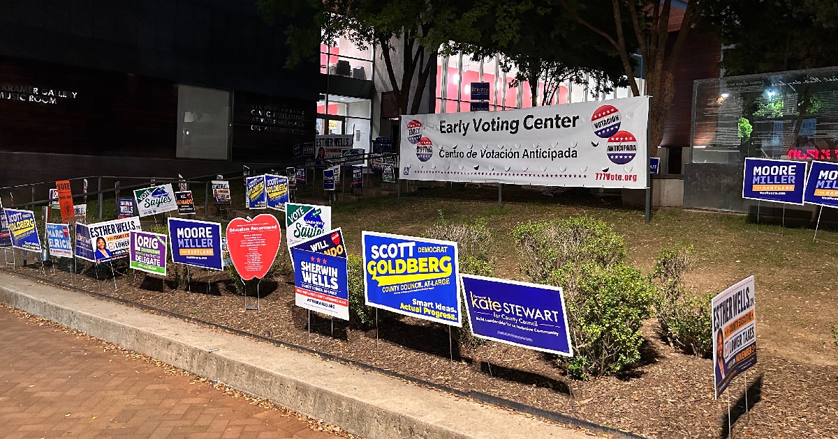 Early voting begins at 14 centers in Montgomery County